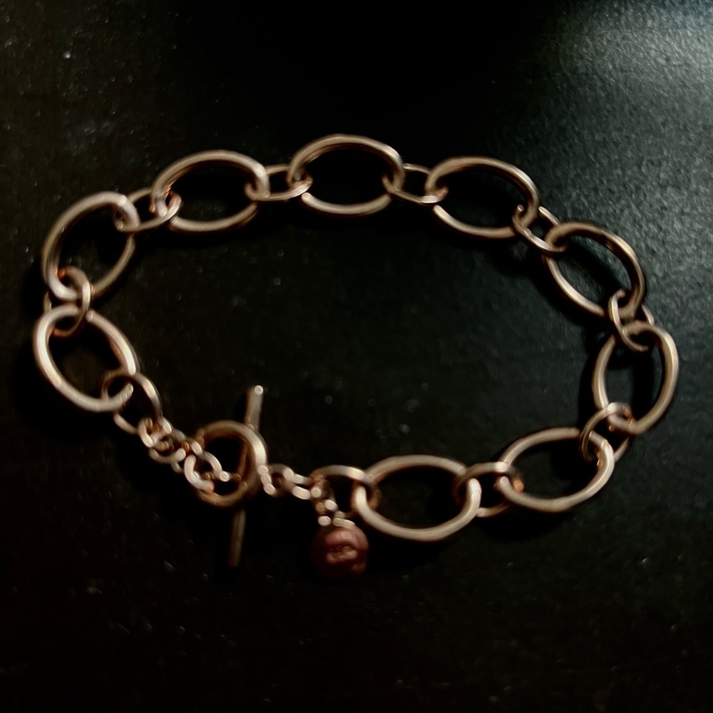 J.Crew Sterling Bracelet with Rose Gold finish